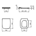 Тоалетна седалка I.LIFE B T500301 – Ideal Standard 11.21.56.0033 – миниатюра 1
